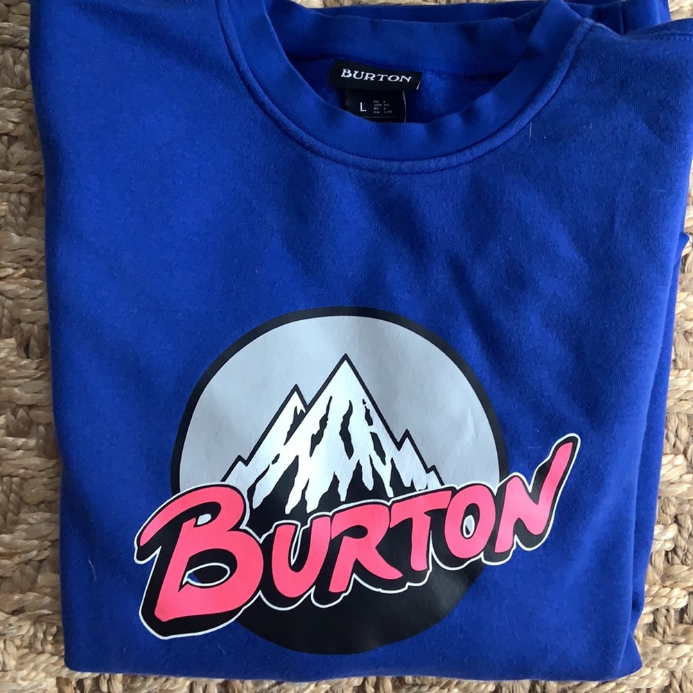 Burton crewneck, adult L. Like new